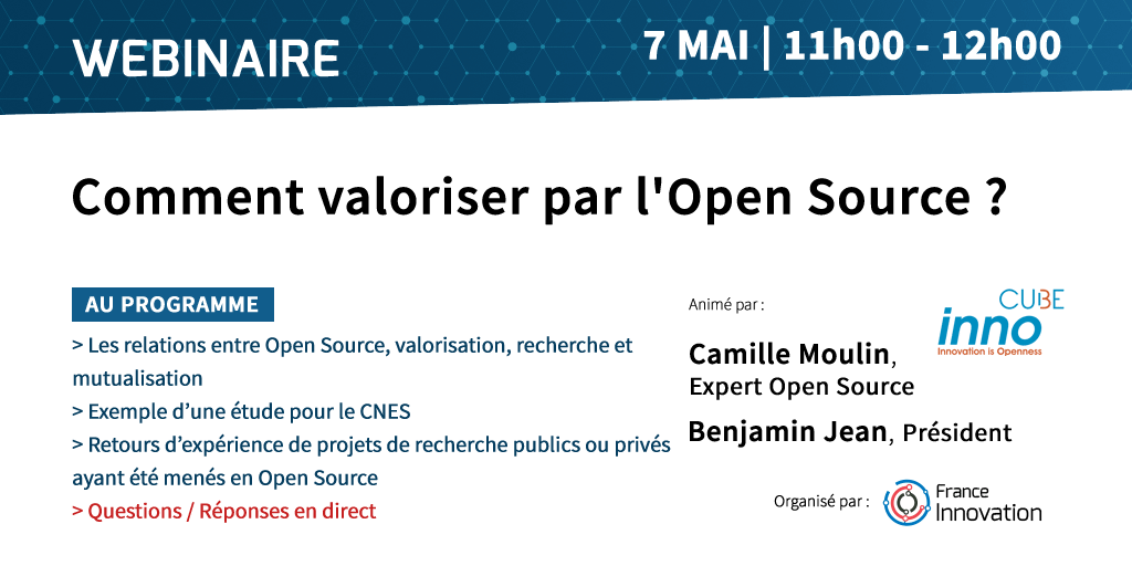 Comment valoriser par l'Open Source ?